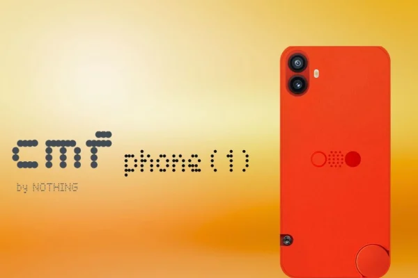 Nothing CMF Phone 1: The Ultimate Game-Changer with Exclusive Design Transparent back panel of Nothing CMF Phone 1 showcasing its unique design.