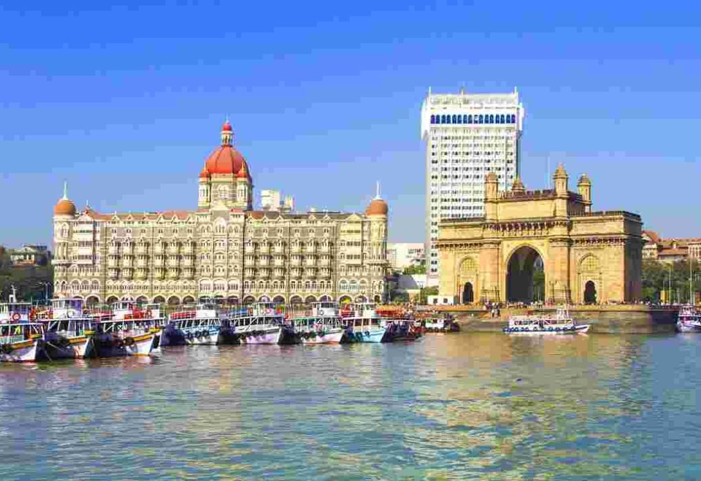The Gateway of India in Mumbai, an iconic historic monument.