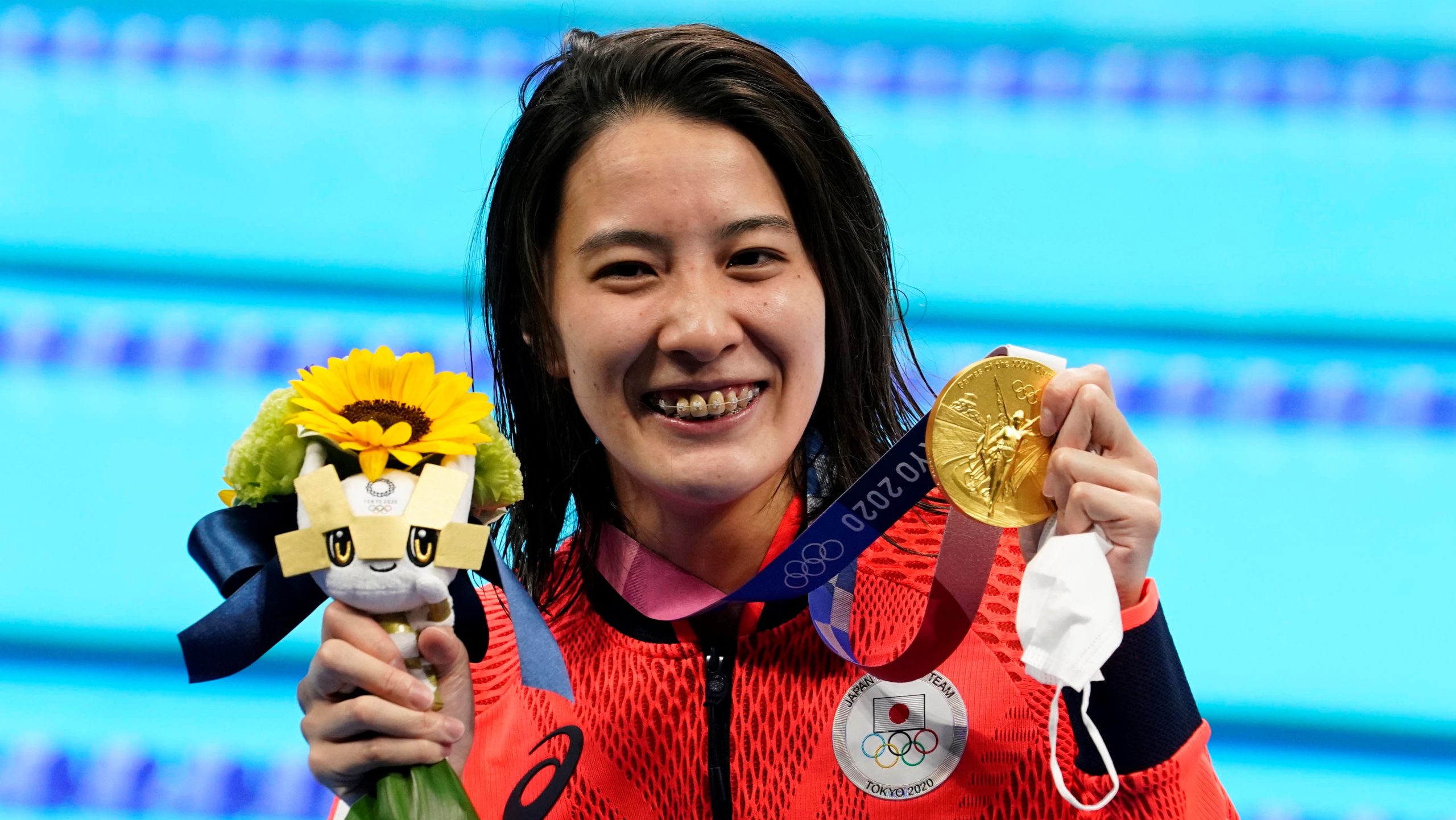Japan's judo team winning gold at the Paris 2024 Olympics. 