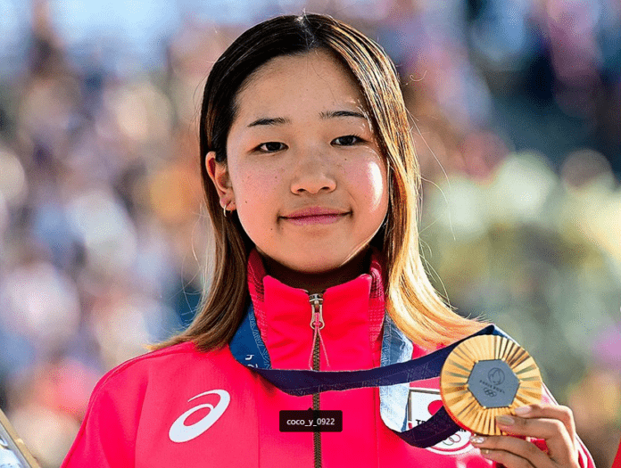 Japanese Olympic team celebrating their success in Paris 2024. 