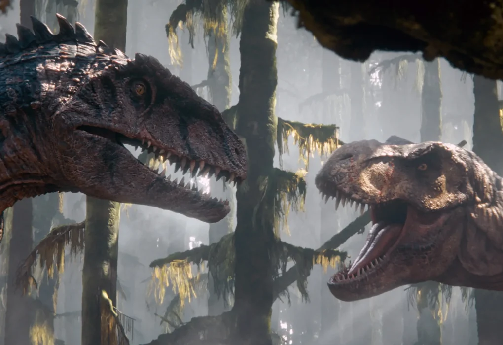 Jurassic World Dominion featuring epic dinosaur battles and stunning visuals.