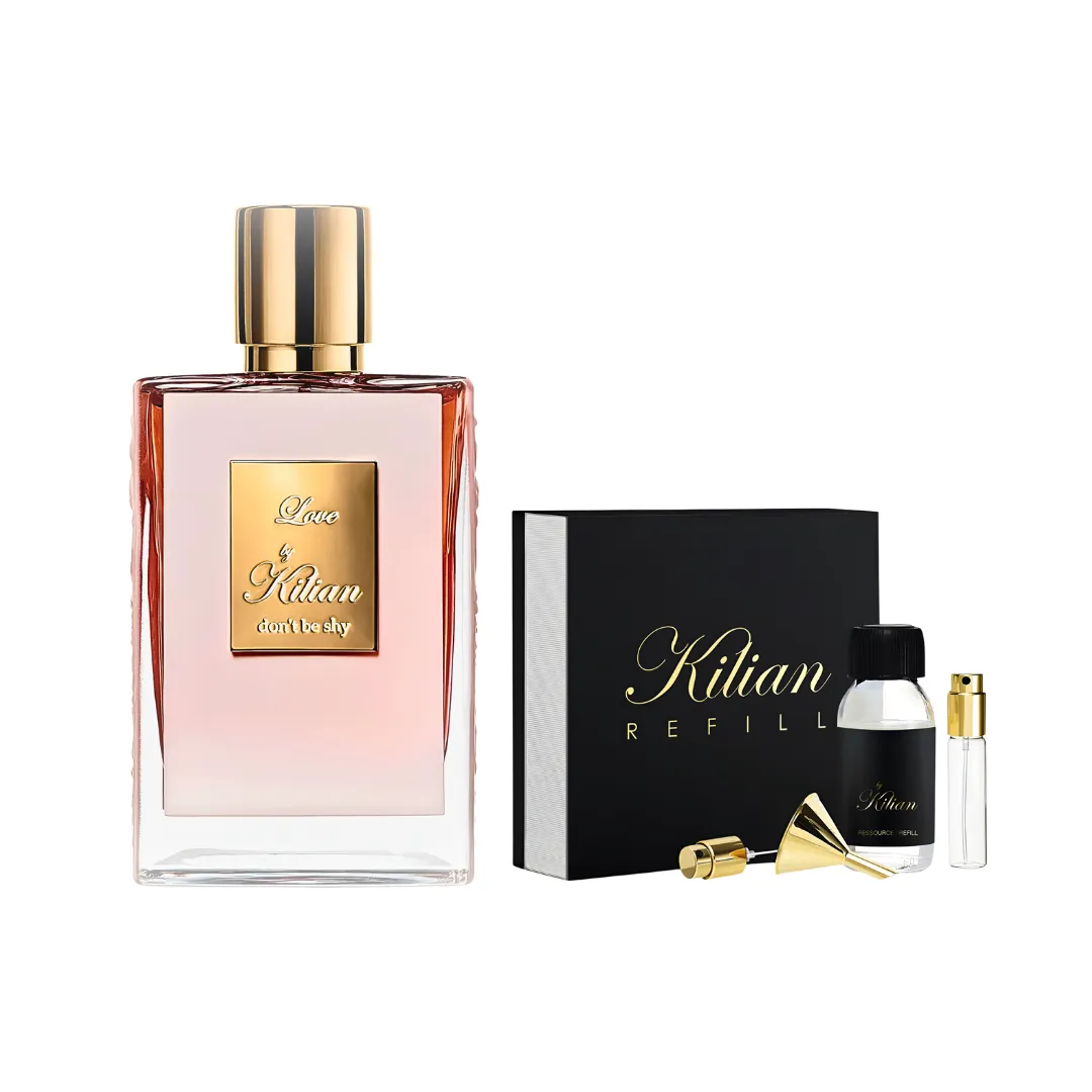 Kilian Love perfume bottle with elegant gold detailing