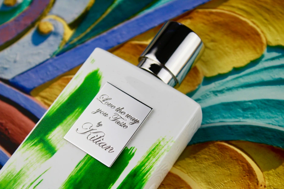 Close-up of Kilian Love fragrance with floral and vanilla notes