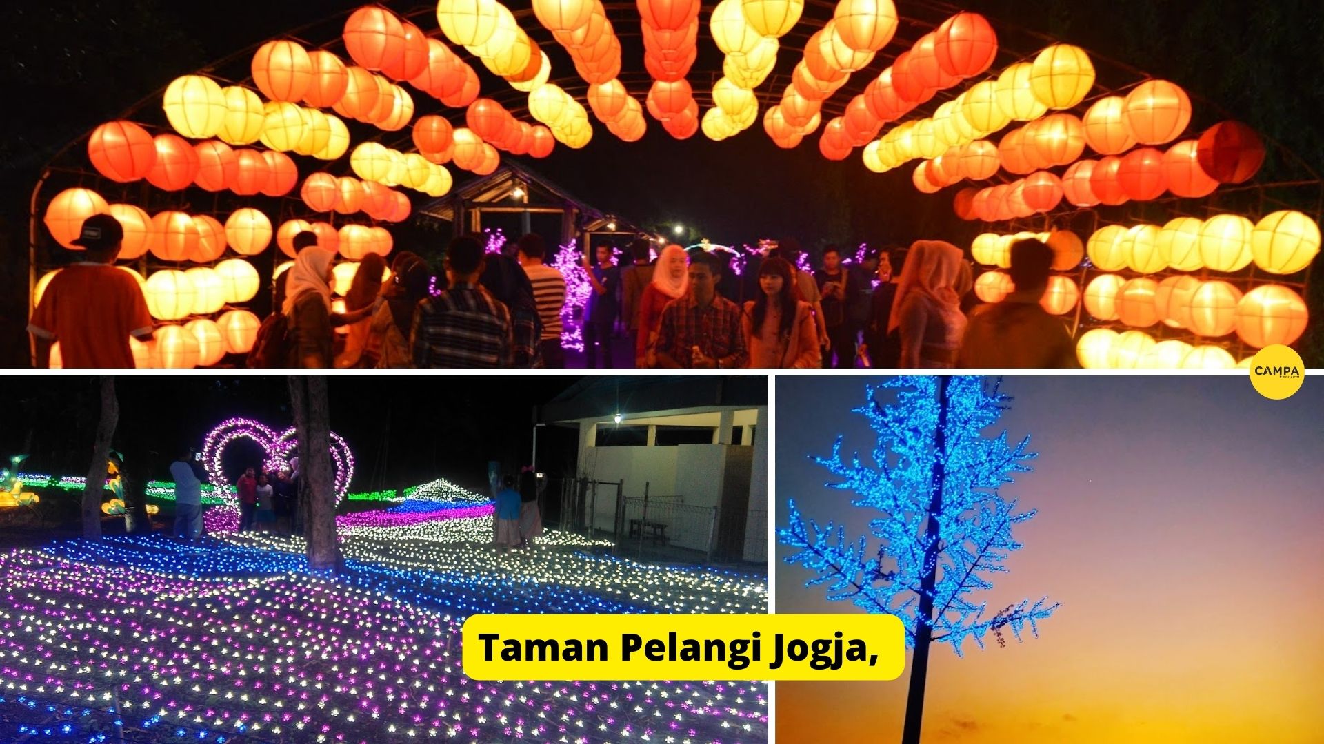 keseruan wisata Taman Pelangi Yogyakarta