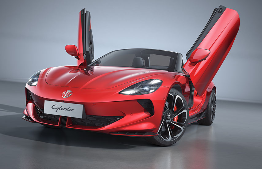 Evolusi Desain MG Cyberster yang Menembus Batas Zaman